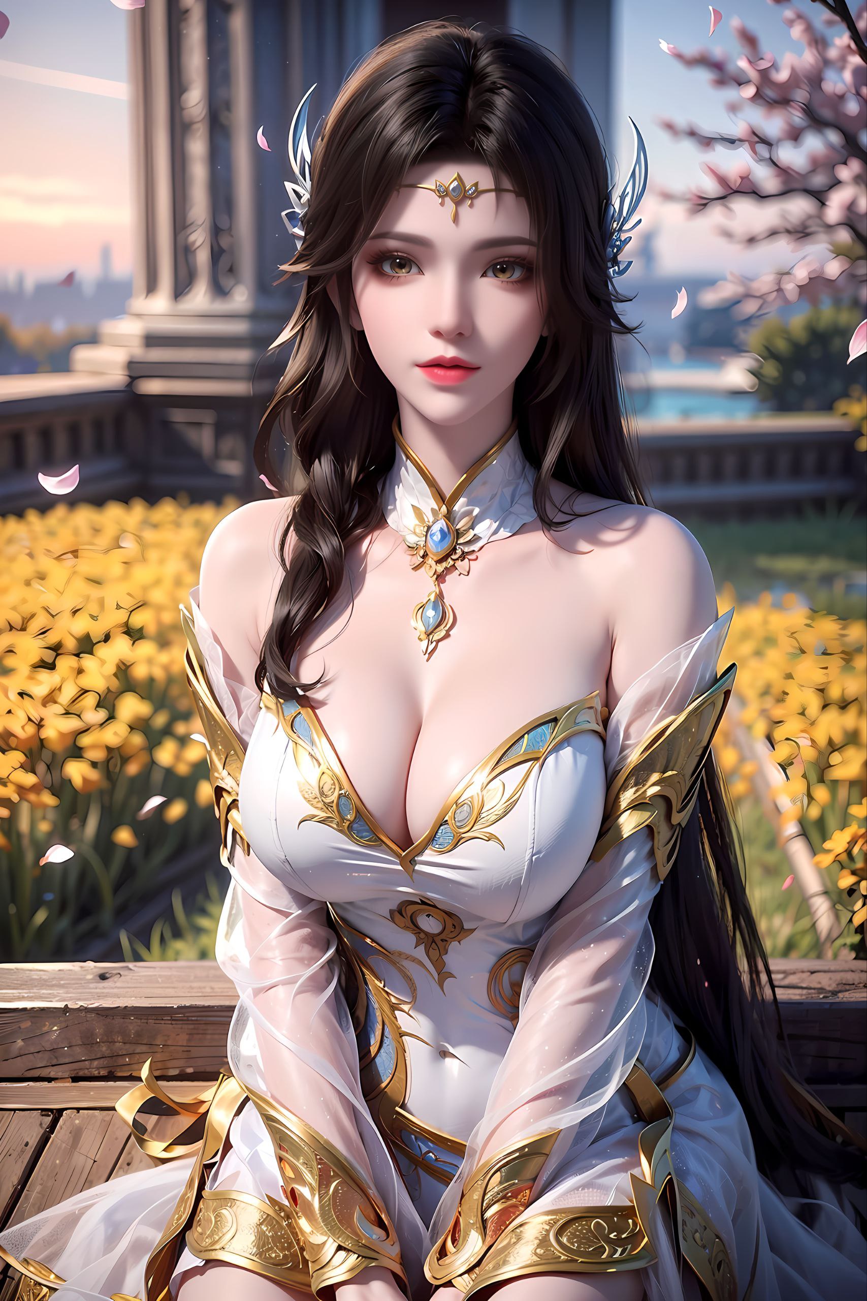 然而